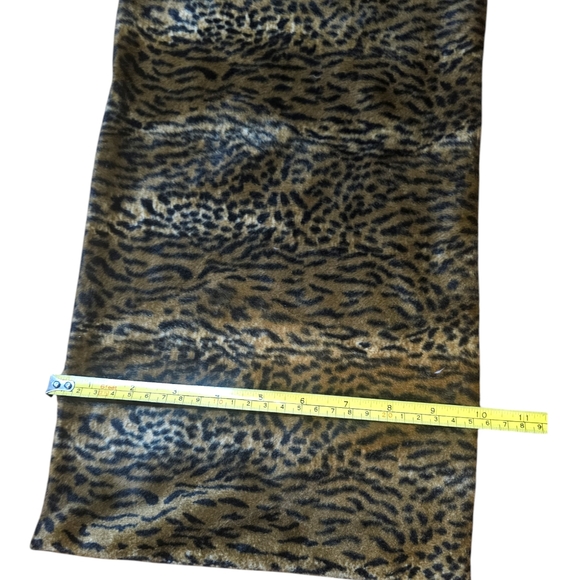 NEW 90s Original Custom Vintage Leopard Print Handle Bag and Thick Scarf - Picture 12 of 12